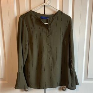 Women's Olive Green Blouse